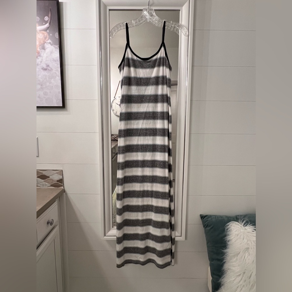 SO Summer Tank Maxi Dress with Shelf Bra